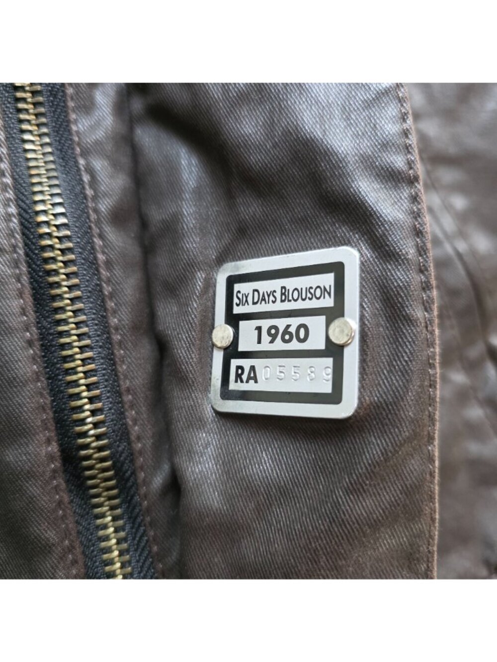 Vtg Belstaff Motorcycle Jacket Six Days Blouson 1960 Collection Gold Label Sz 42 - Picture 5 of 16